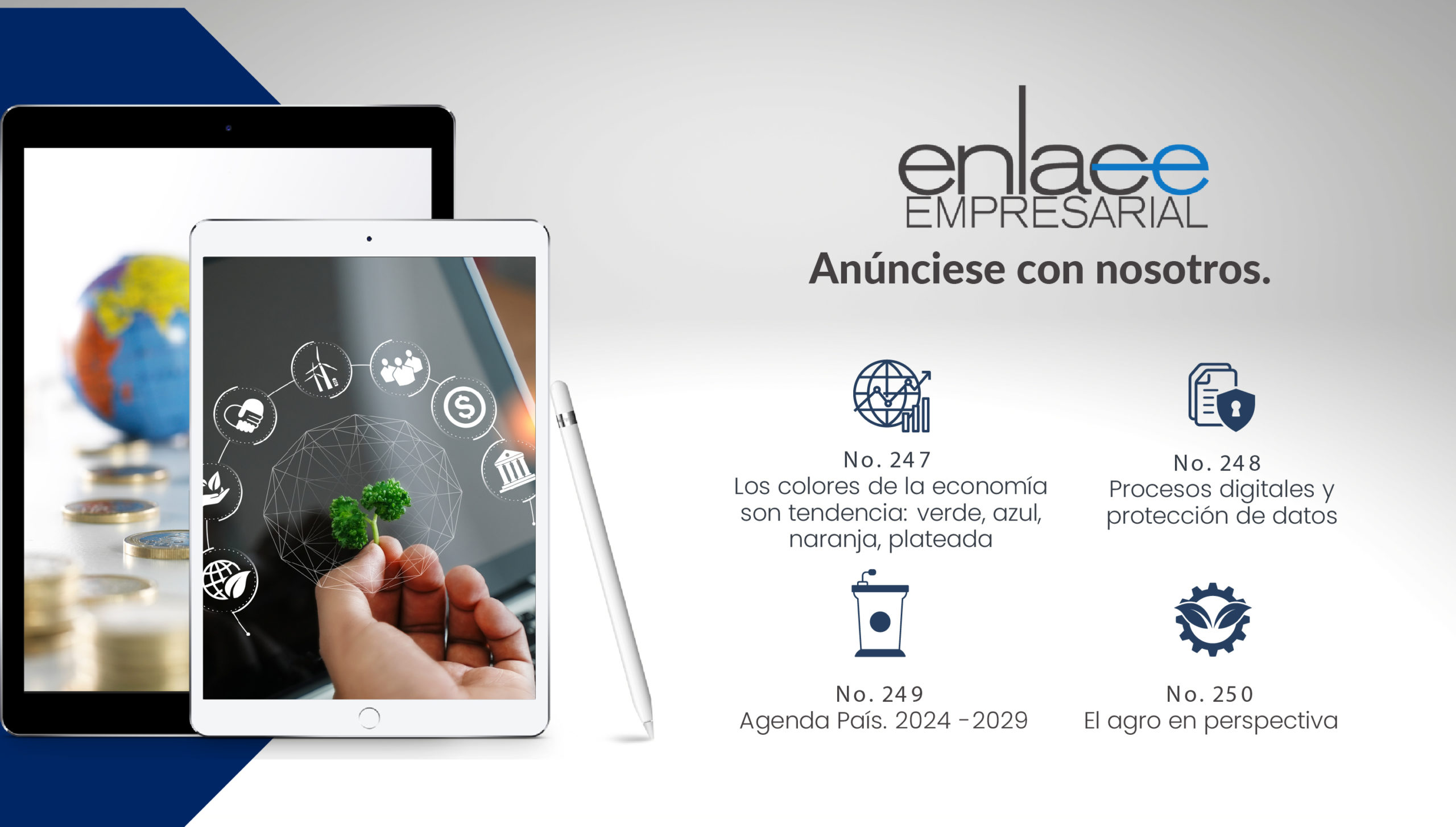 PRÓXIMAS EDICIONES, REVISTA ENLACE EMPRESARIAL