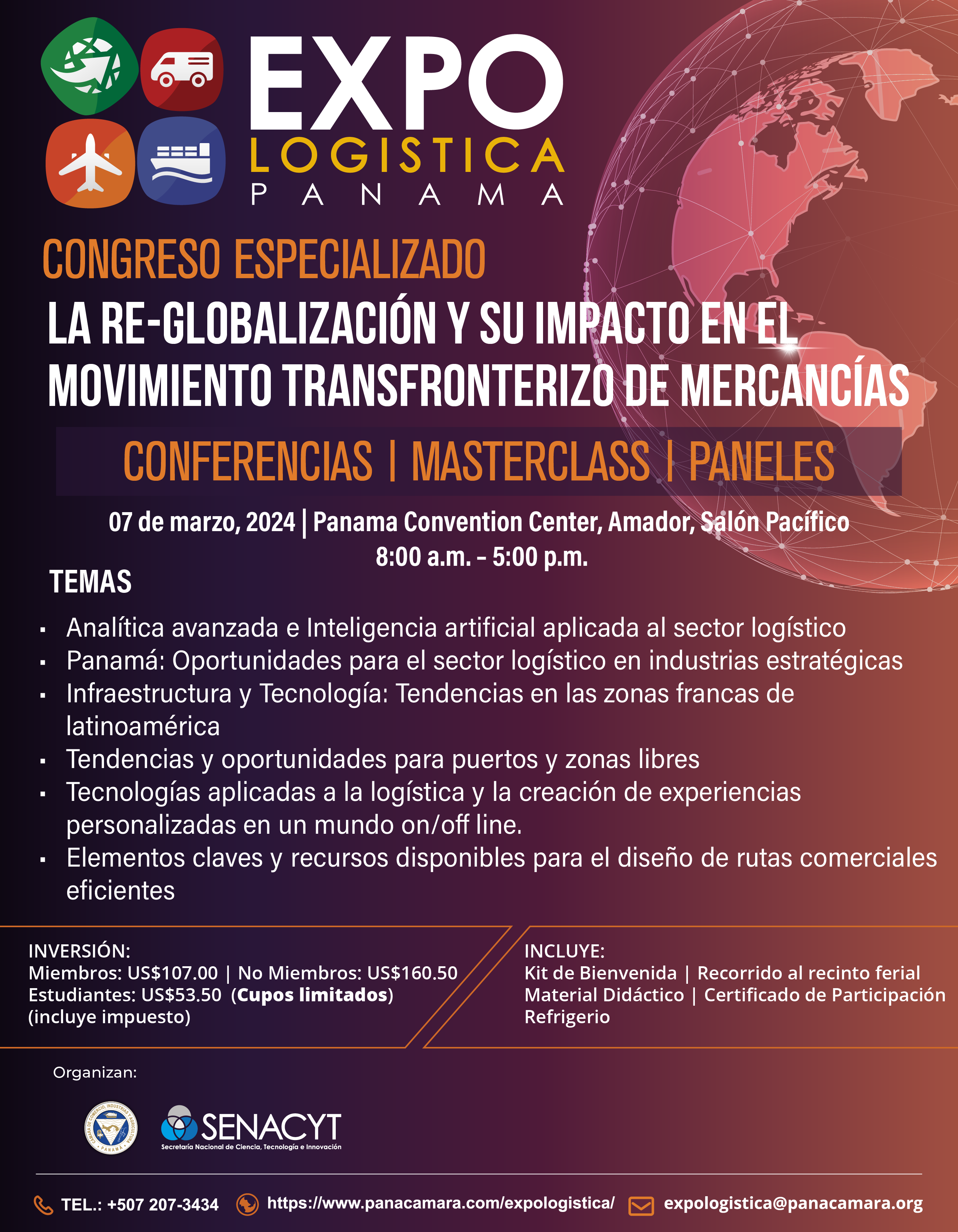 Congreso Especializado “La Re-Globalización y su impacto en el movimiento transfronterizo de mercancías”