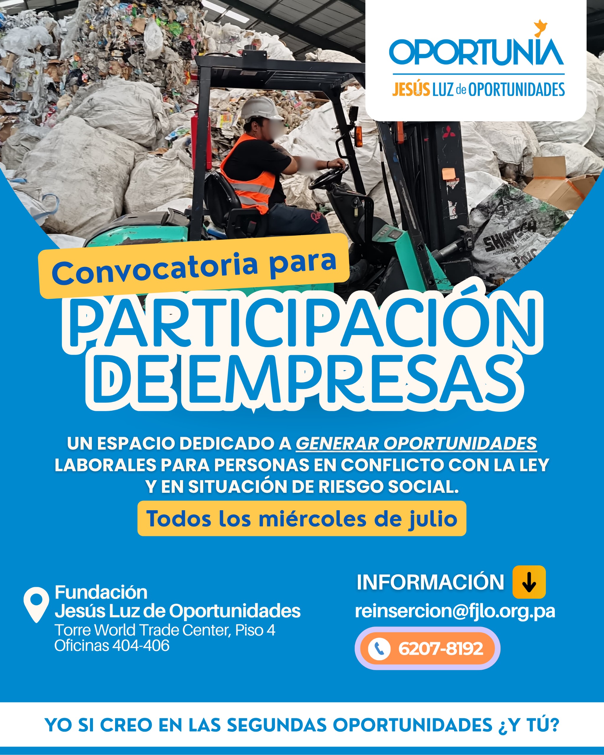 Feria Empleo Fundación Luz de Op