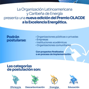 PREMIO OLACDE A LA EXCELENCIA ENERGÉTICA 2026: ¡CONVOCATORIA ABIERTA!