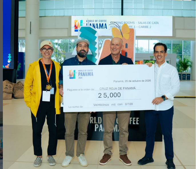 WORLD OF COFFEE PANAMA 2026 CIERRA CON ÉXITO Y DONA A LA CRUZ ROJA