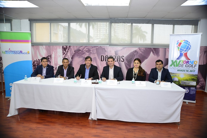 CCIAP y Movimiento Social y Cultural Nueva Generación Firman Acuerdo para celebrar XV Torneo de Golf Expocomer 2017