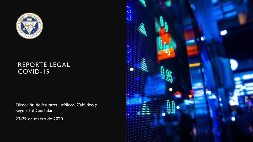 Reporte Legal CoVID-19 | 23 al 30 de Marzo