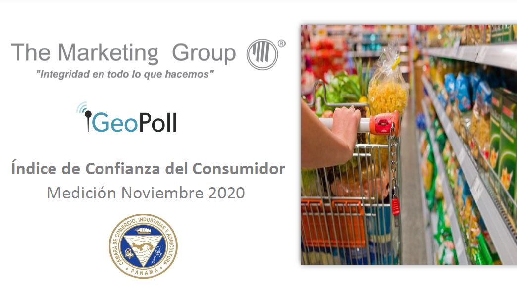 Índice de confianza del consumidor panameño noviembre 2020