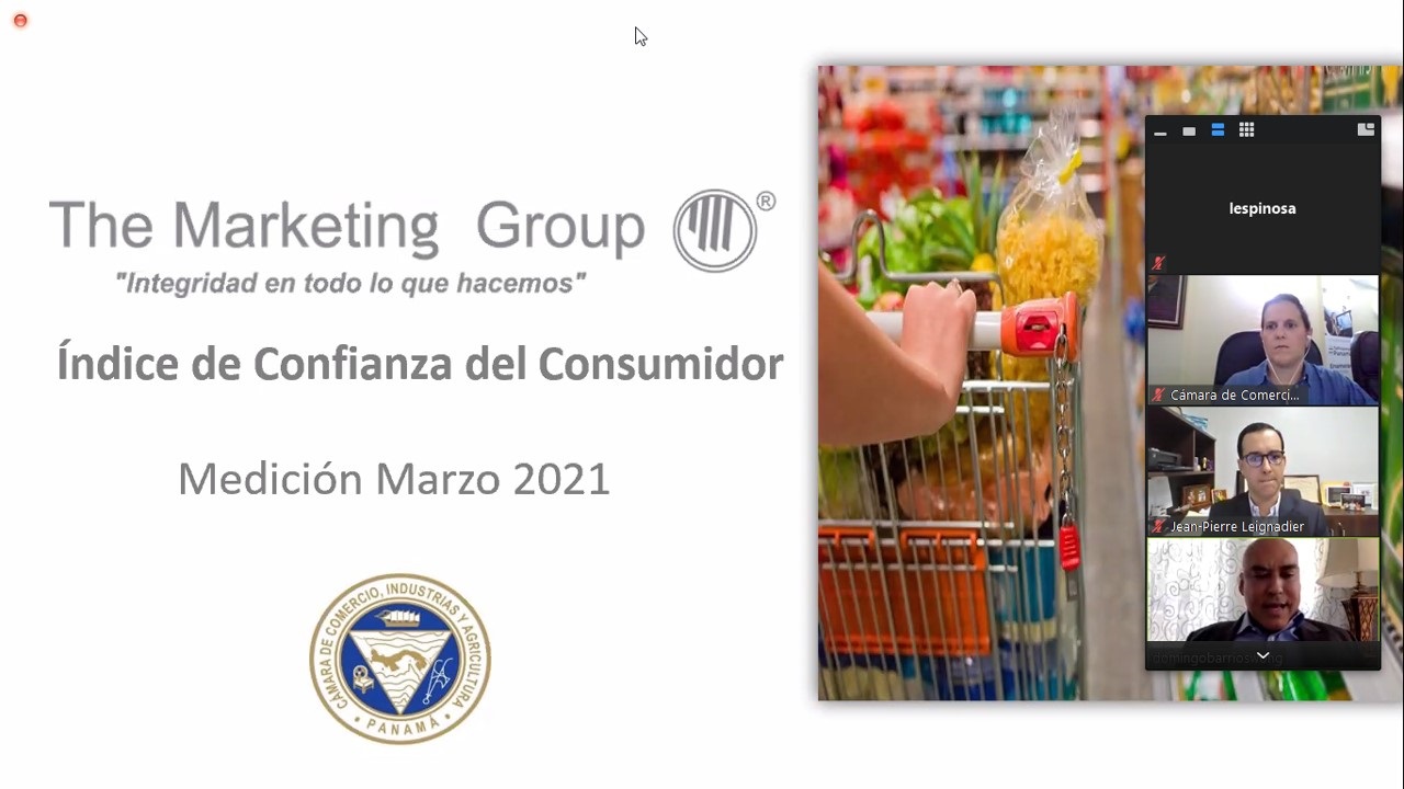 Índice de confianza del consumidor panameño marzo 2021