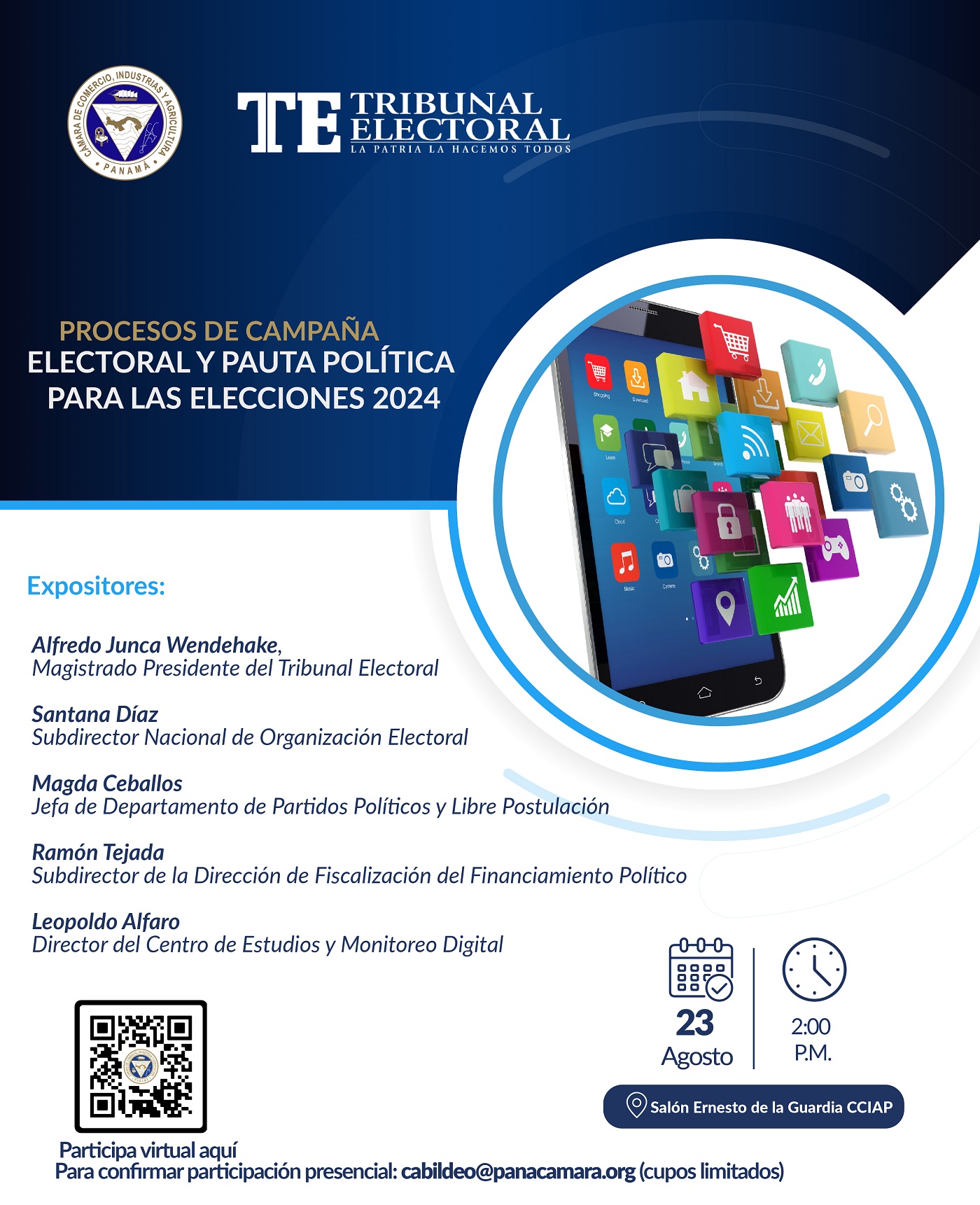 Procesos de campaña electoral y pauta política elecciones 2024 Panacamara